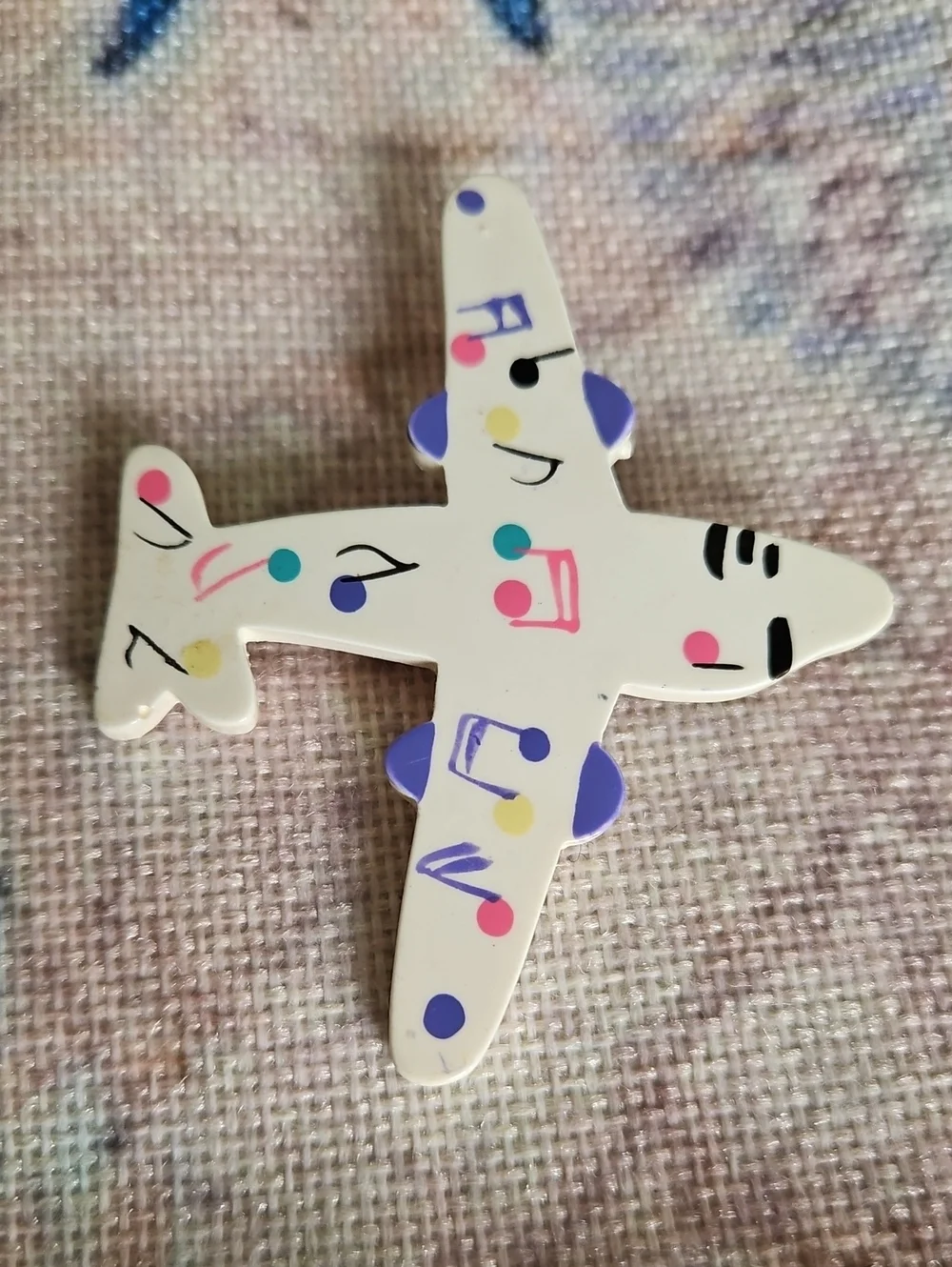 Vintage Airplane Brooch